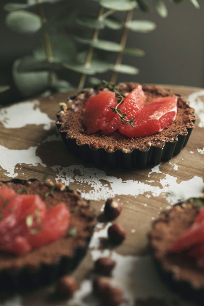 Dark Chocolate And Grapefruit Tarts | Cooking Goals