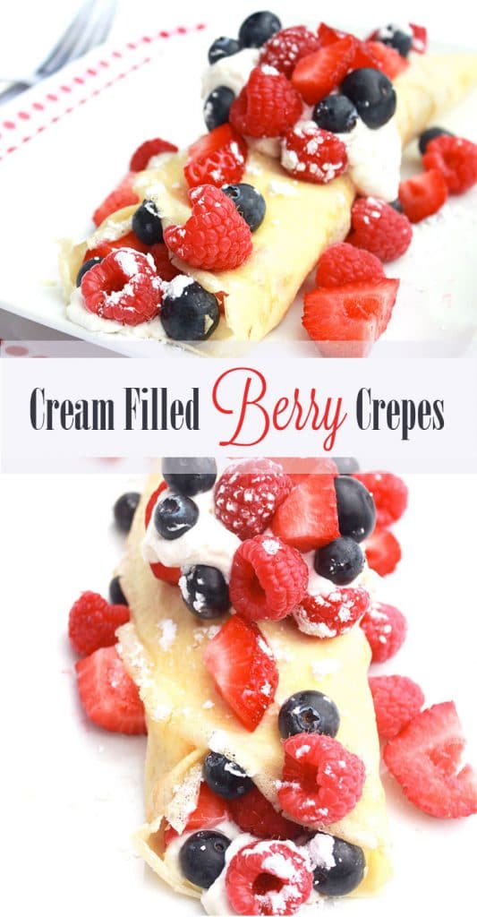 Marscapone Berry Dessert Crepes - Cooking Goals