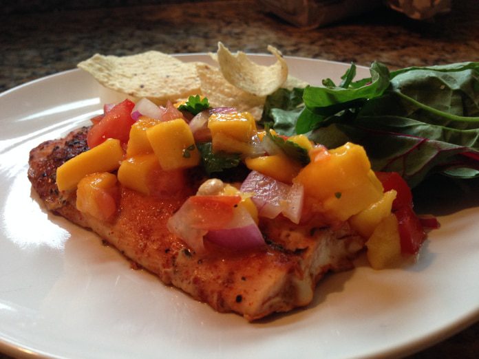 Summer Salmon With Mango Salsa - Cooking Goals