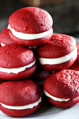 Red Velvet Whoopie Pies - Cooking Goals