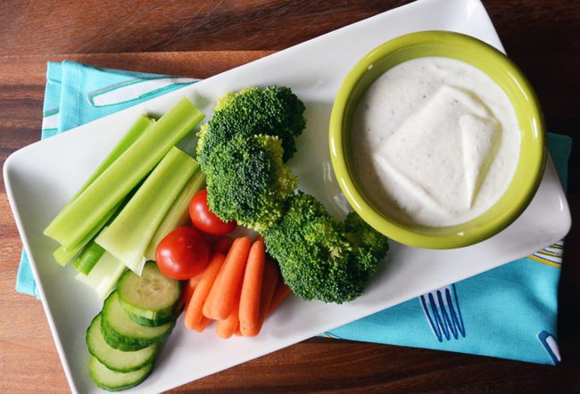 Lightened Up Ranch Dip - Cooking Goals