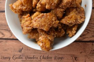 Honey Garlic Boneless Chicken Wings
