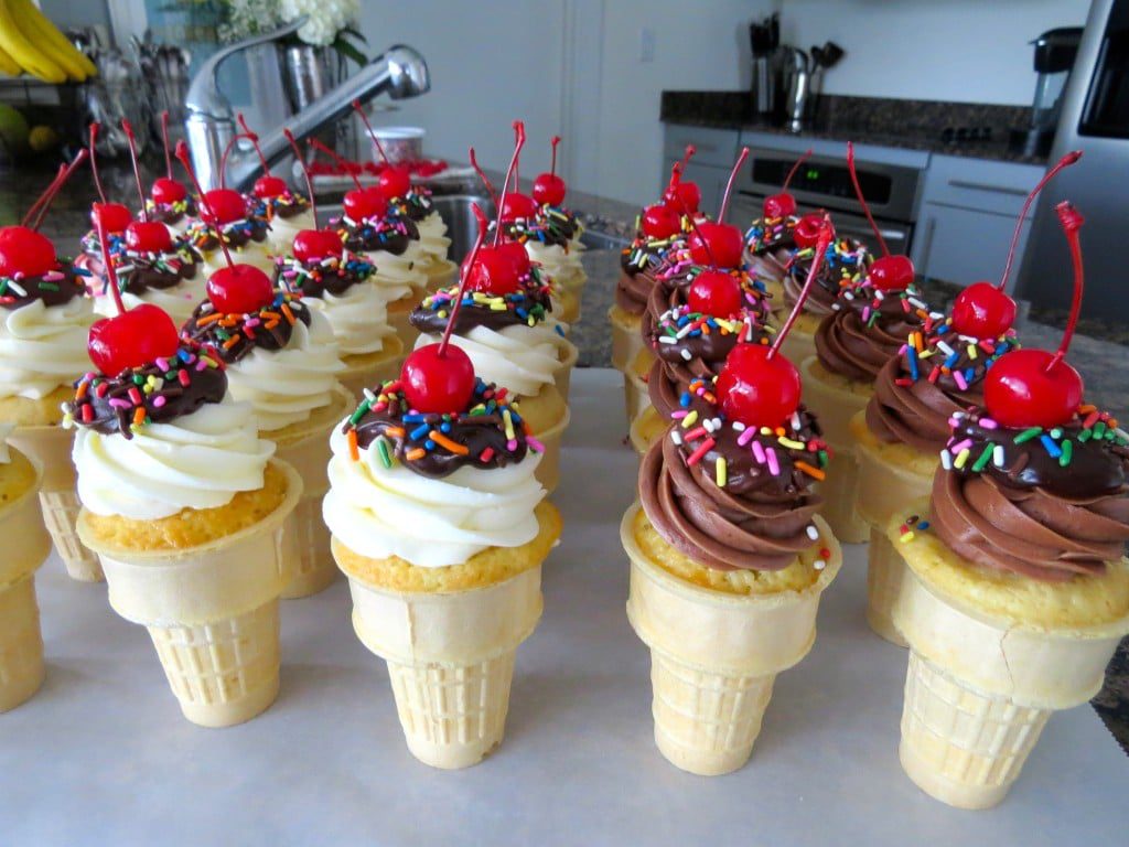 cupcake ice cream cone recipe