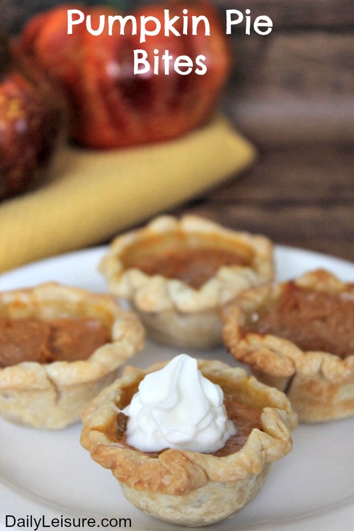 Pumpkin Pie Bites - Cooking Goals