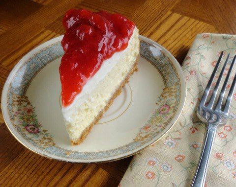 Classic Sour Cream-Topped Cheesecake - Cooking Goals