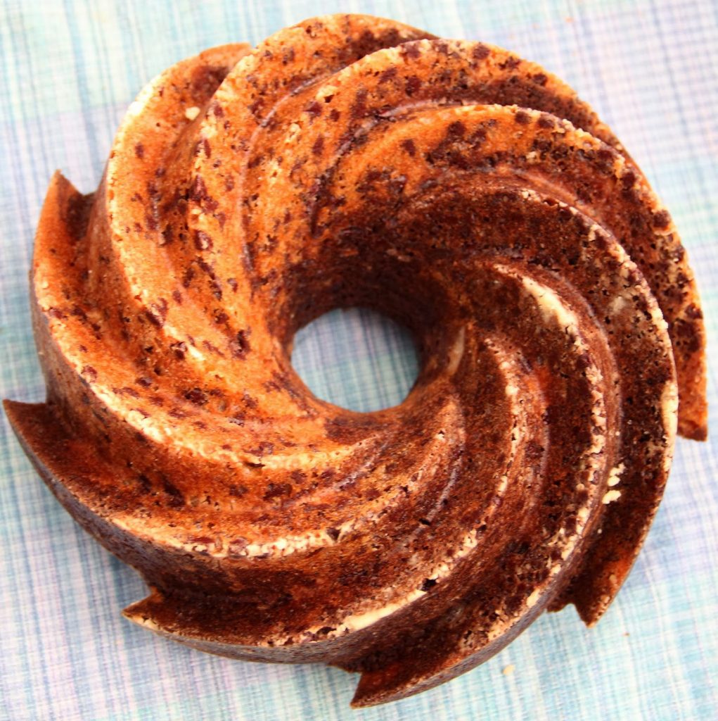 Chocolate Chip Swirl Bundt Cake - Cooking Goals