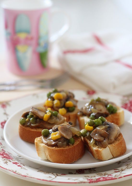 Mushroom Bruschetta | Cooking Goals