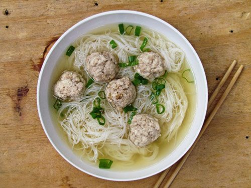 Noodle And Meatball Soup - Cooking Goals