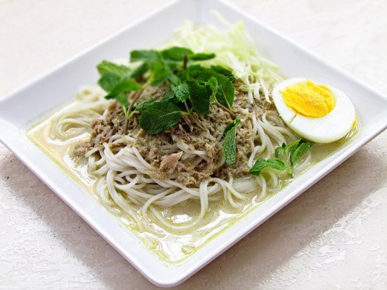 Thai Noodle With Quick And Easy Tuna Curry Sauce