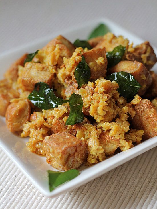 Crispy Tofu With Salted Eggs - Cooking Goals